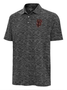 Majestic San Francisco Giants Gray Performance Polo Shirt Men’s Medium